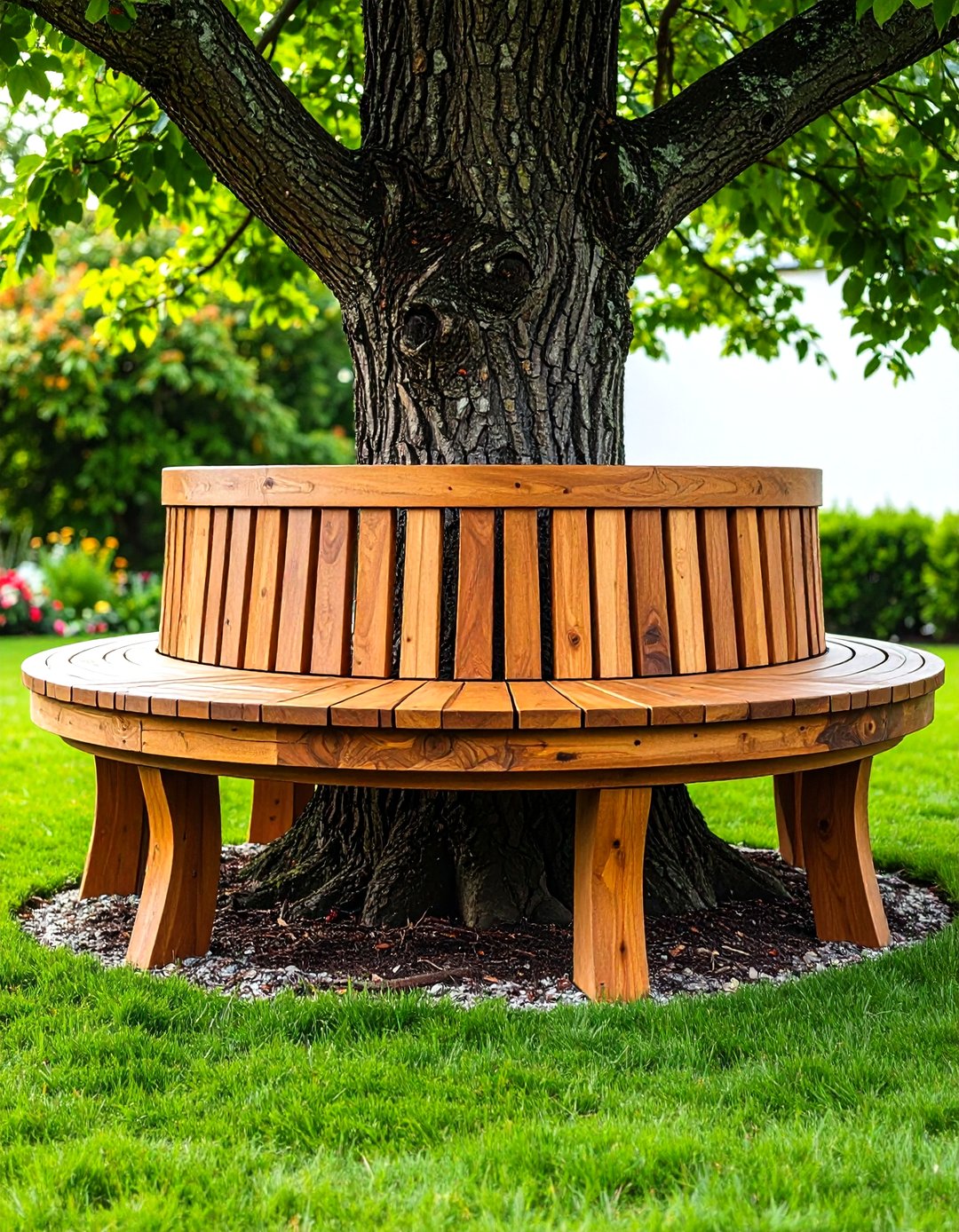 Tree Rings Bench Landscaping 30 Landscaping Ideas Around Trees Pictures and Tips - We Love Home Blog