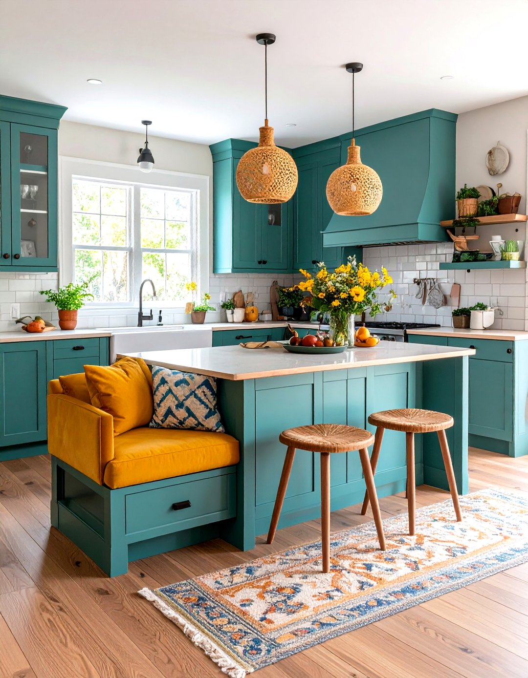 30 Kitchen Island Ideas with Seating for the Family - We Love Home Blog