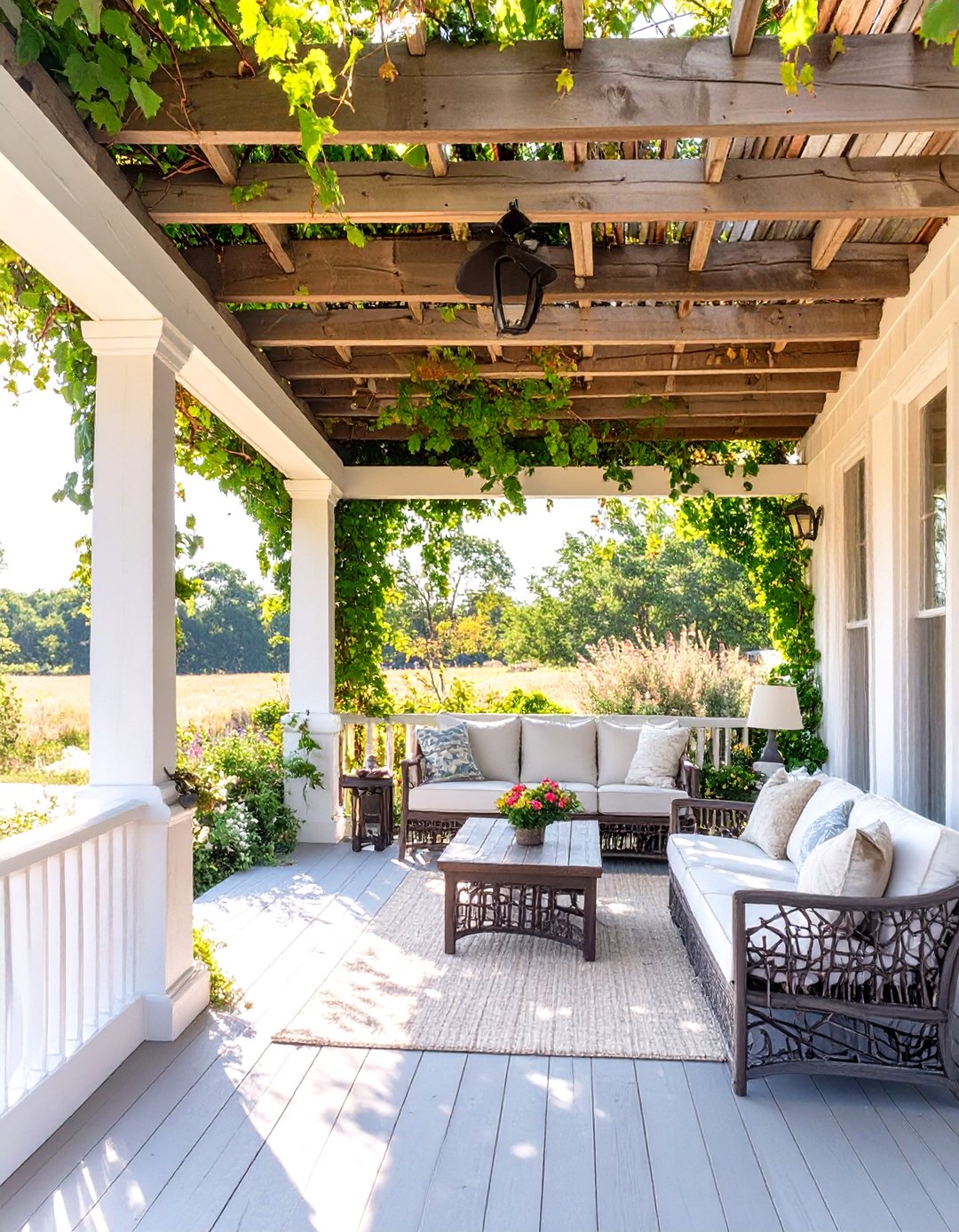 30 Front Porch Ideas for Ranch Style Homes: Before & After - We Love ...