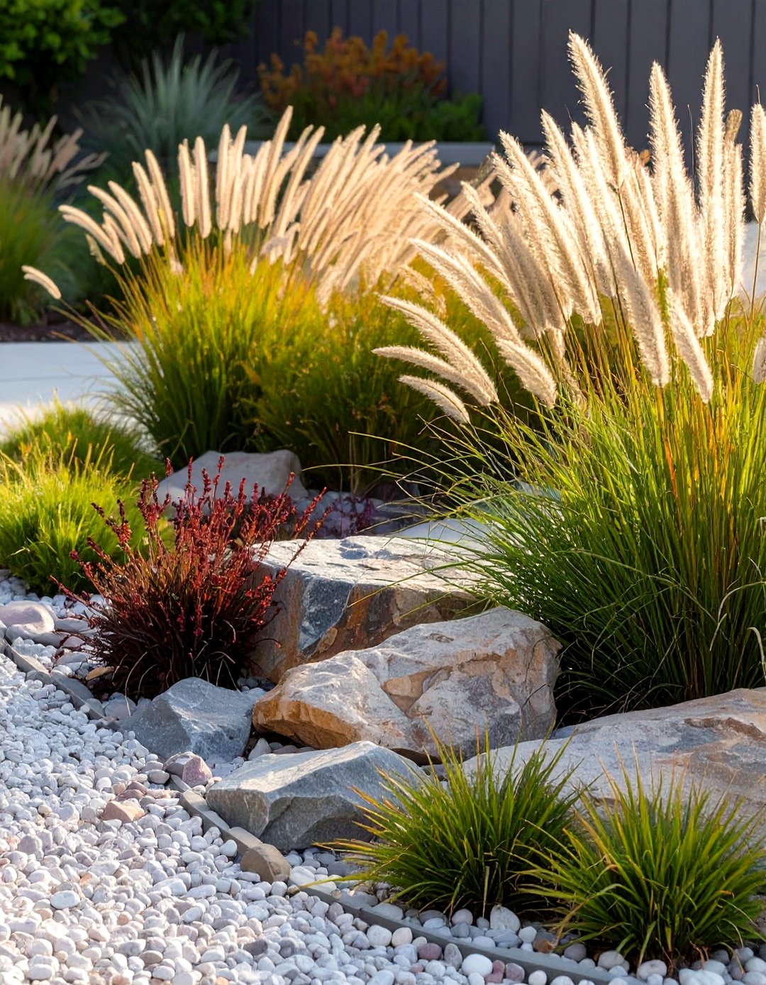 30 Modern Rock Garden Ideas for Low-Maintenance Yards - We Love Home Blog