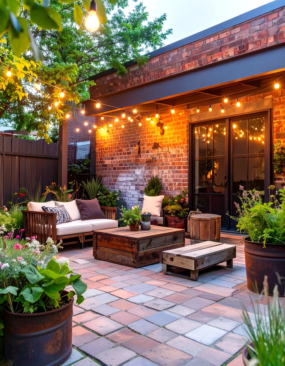 30 Old Brick Patio Ideas for a Rustic Outdoor Space - We Love Home Blog