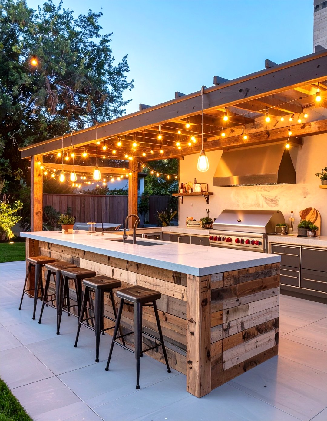 30 Cheap Simple Outdoor Kitchen Ideas for Your Yard - We Love Home Blog