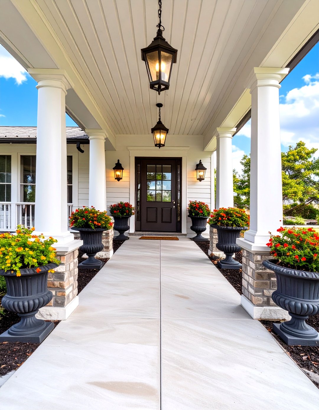 30 Front Porch Ideas for Ranch Style Homes: Before & After - We Love ...