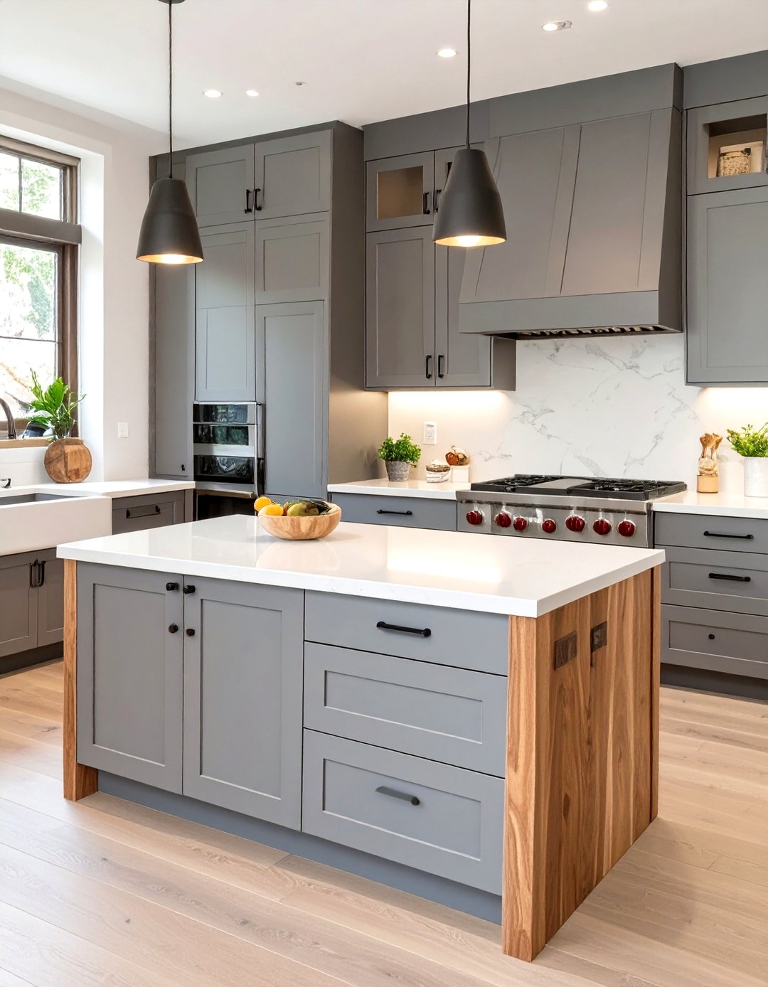 30 Two Tone Painted Kitchen Cabinet Ideas to Try - We Love Home Blog