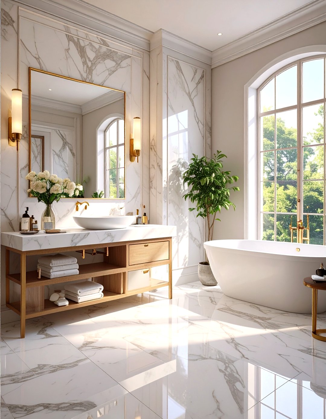 30 Small White Bathroom Ideas for a Bright, Airy Look - We Love Home Blog
