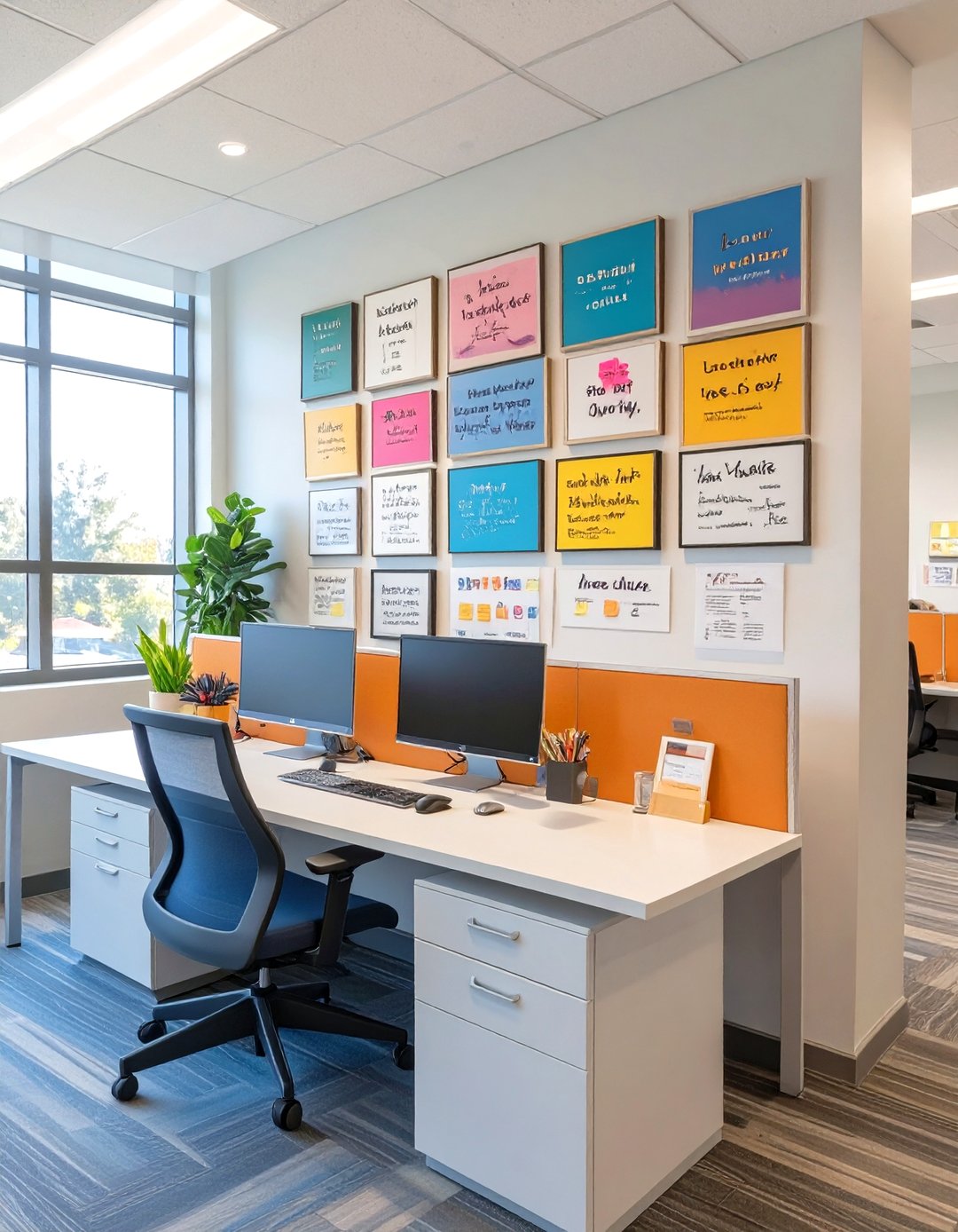 30 Office Cubicle Decor Ideas to Make Your Space Pop - We Love Home Blog