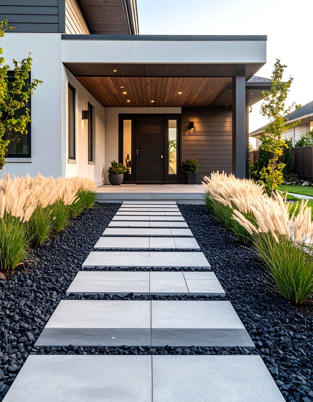 30 Amazing 31 Modern Front Porch Ideas for Curb Appeal - We Love Home Blog