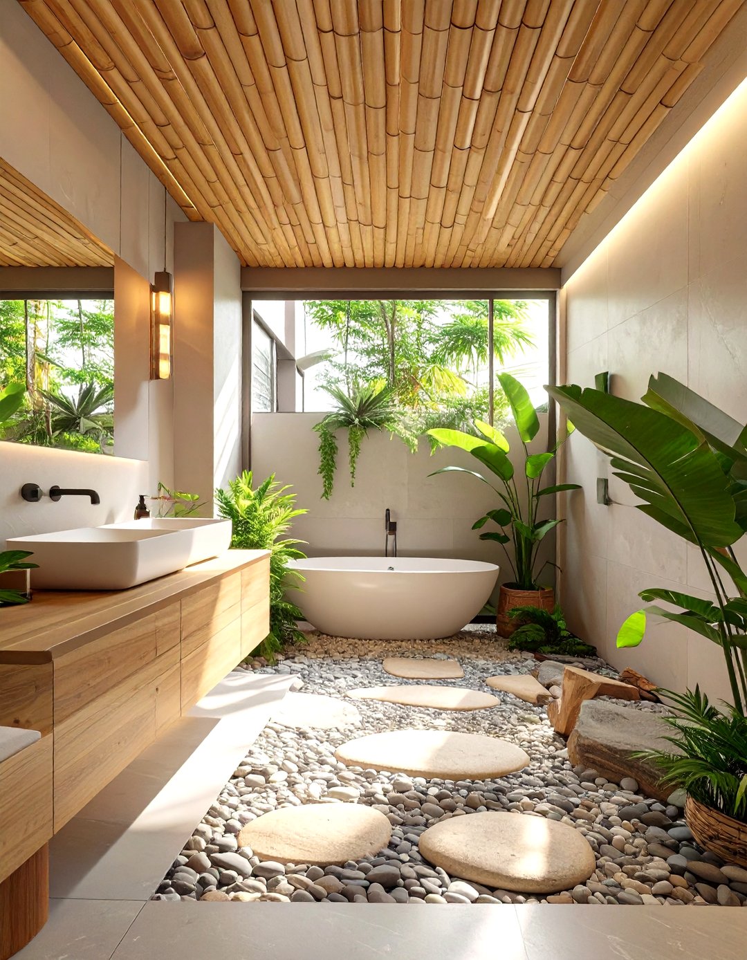 30 Unique Bathroom Ceiling Ideas to Elevate Your Space - We Love Home Blog
