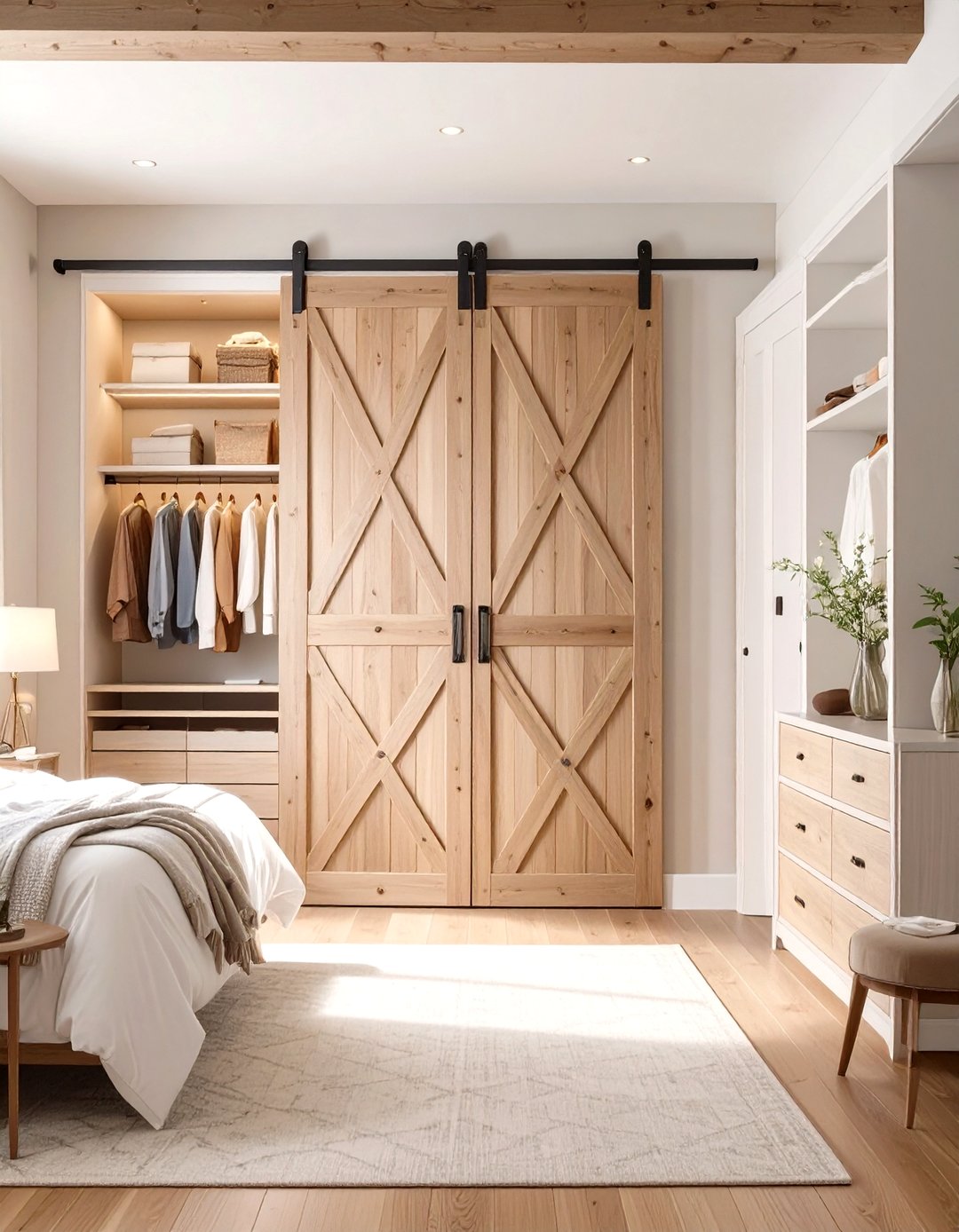 30 Stylish Barn Door Closet Ideas to Elevate Your Room - We Love Home Blog