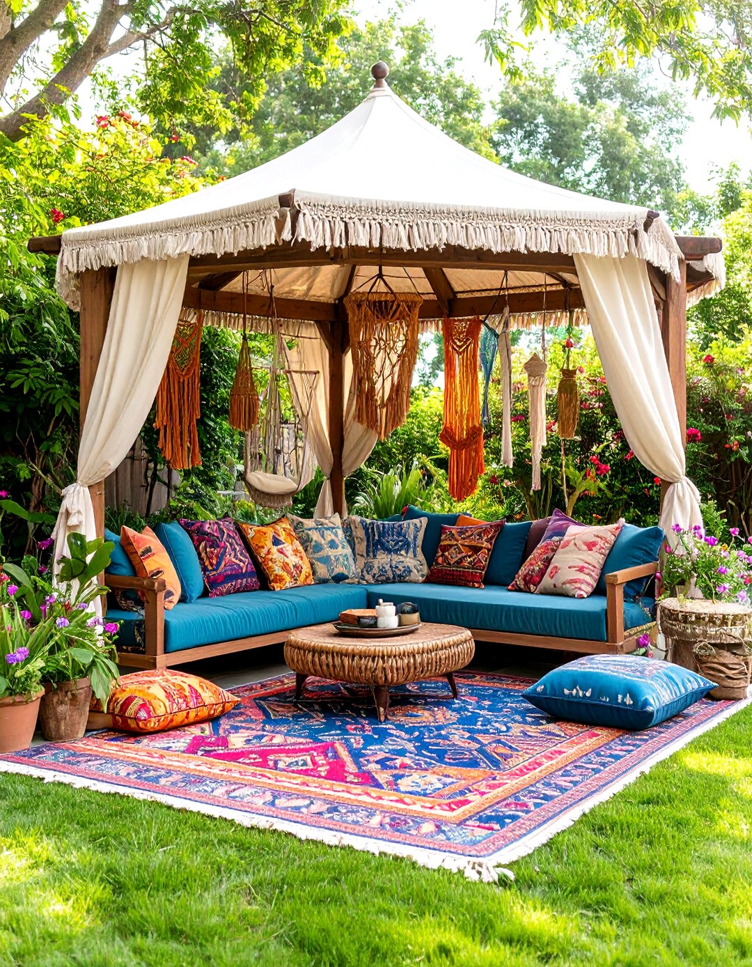 30 Beautiful Backyard Gazebo Ideas for Garden Shade - We Love Home Blog