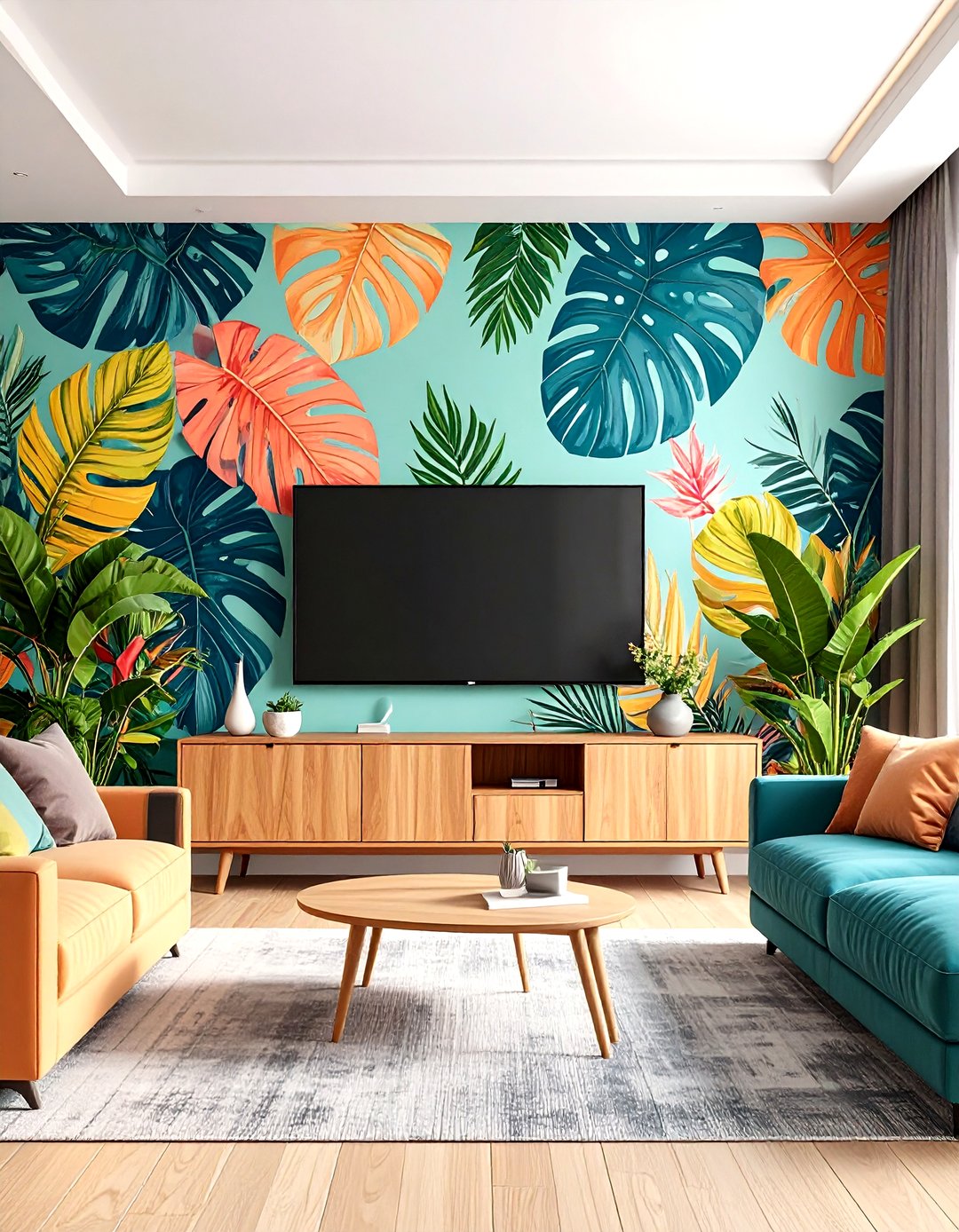 30 Accent Wall Behind TV Ideas for Your Living Room - We Love Home Blog