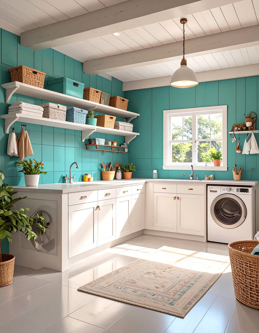 30 Functional Garage Laundry Room Ideas and Designs - We Love Home Blog