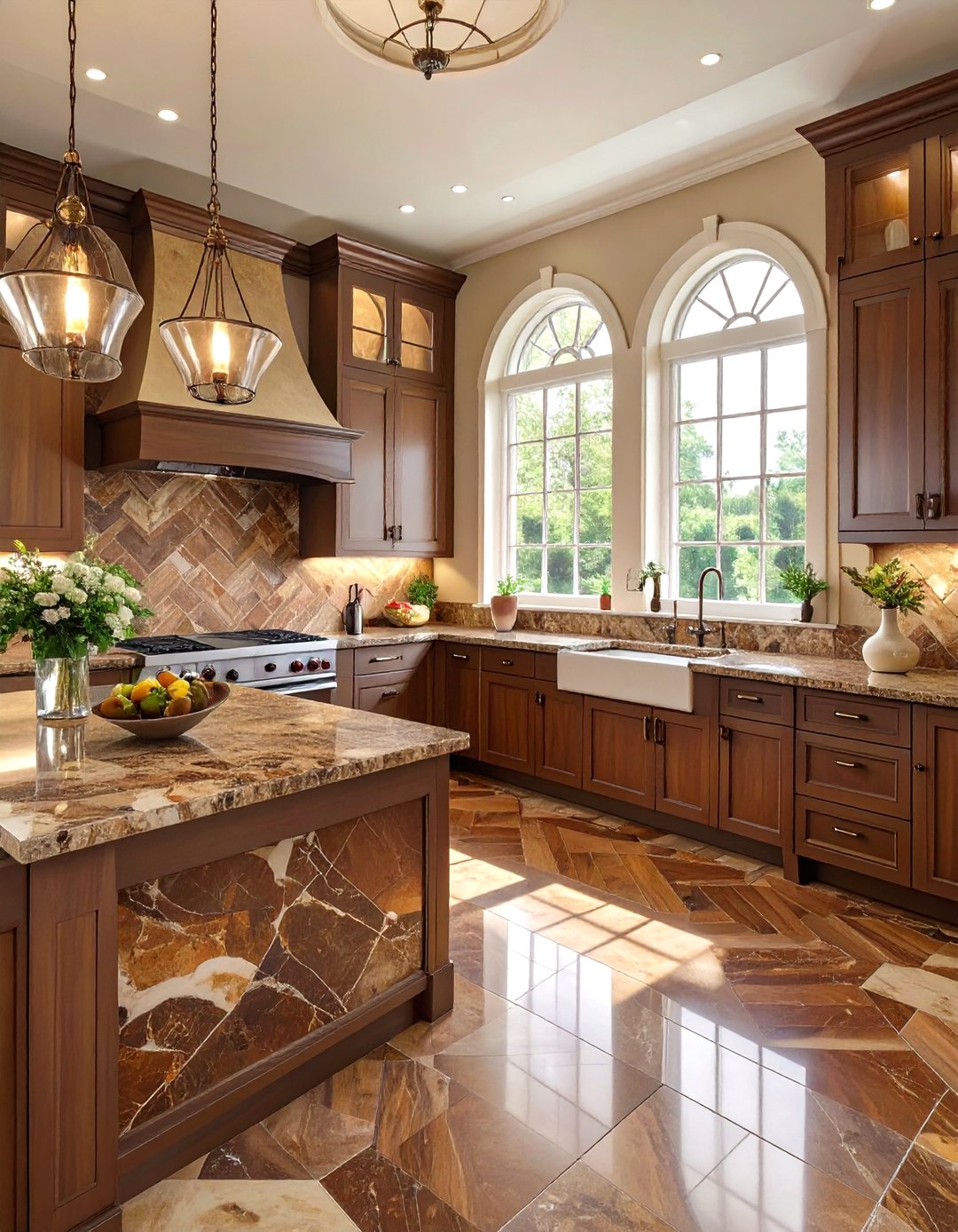 30 Backsplash Ideas for Fantasy Brown Granite Countertops - We Love ...