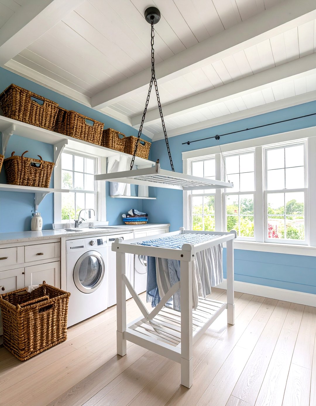 30 Laundry Room Drying Rack Ideas for Better Air Drying - We Love Home Blog