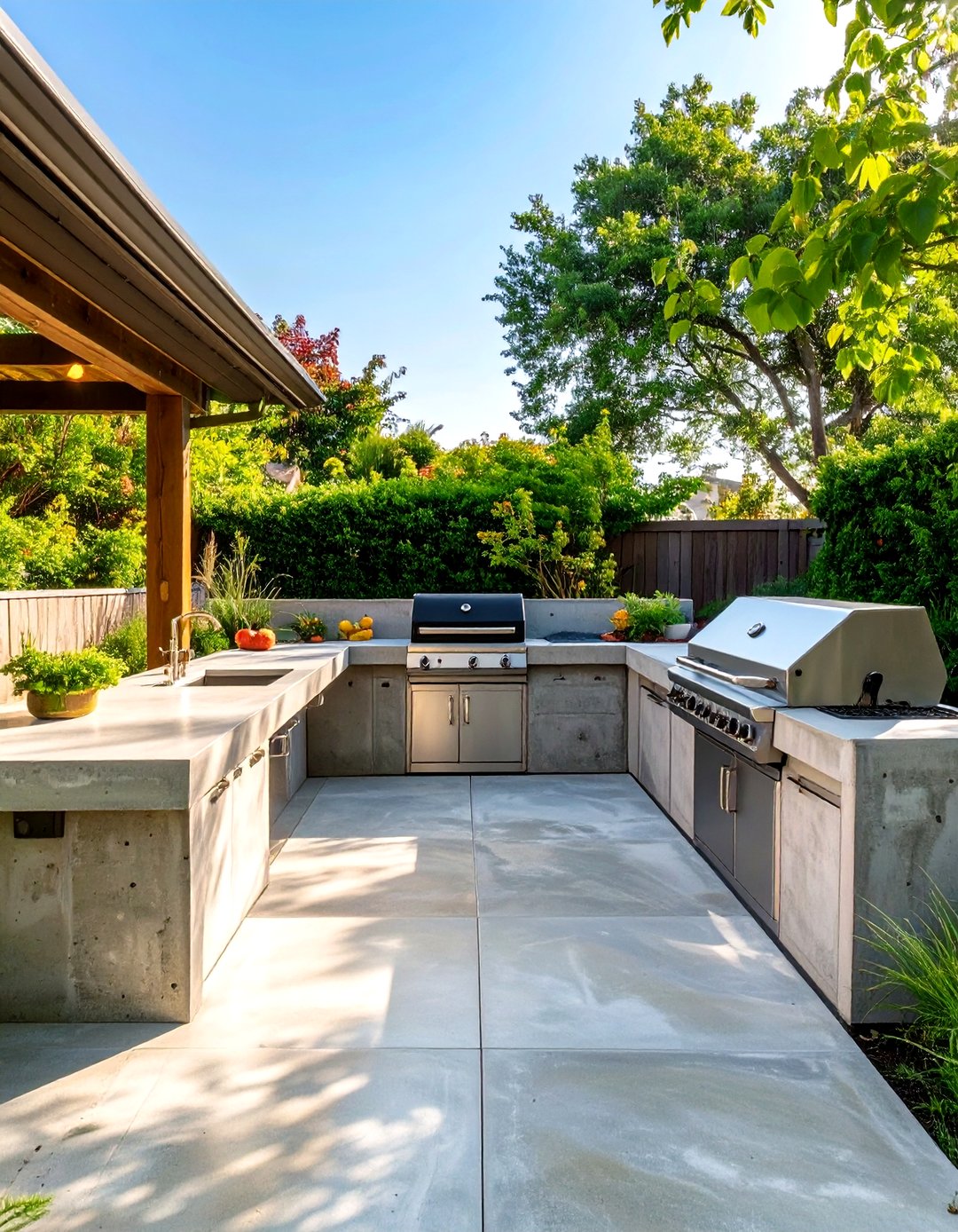 30 Cement Patio Ideas to Transform Your Outdoor Space - We Love Home Blog