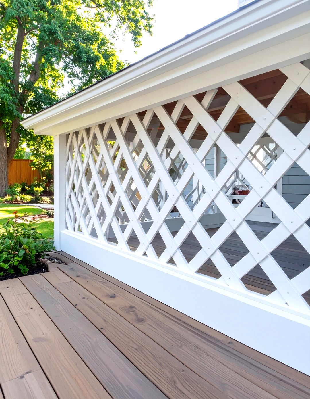 30 Creative Under Deck Lattice Ideas for Your Yard - We Love Home Blog