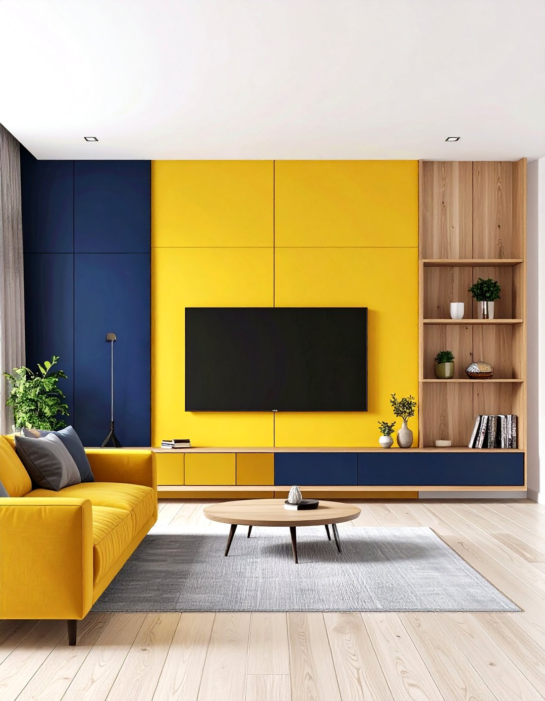 30 Accent Wall Behind TV Ideas for Your Living Room - We Love Home Blog