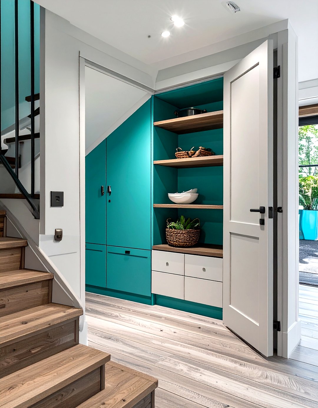 30 Smart Under Stairs Pantry Ideas for More Storage - We Love Home Blog