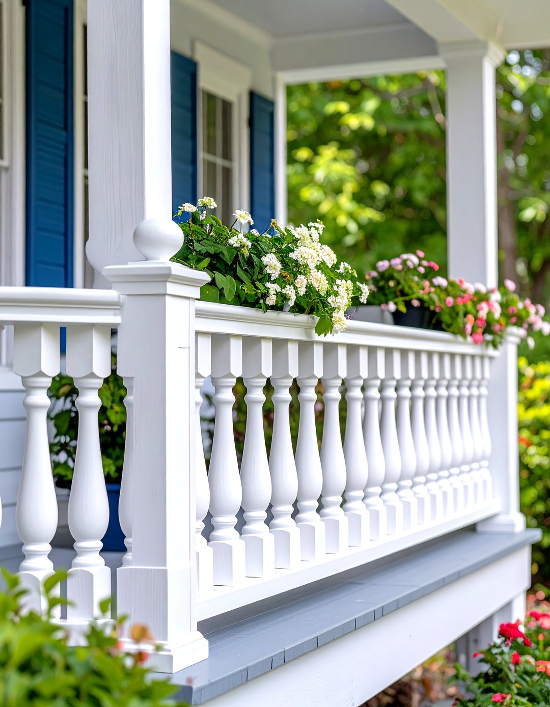 30 Stylish Front Porch Railing Ideas to Elevate Your Home - We Love ...