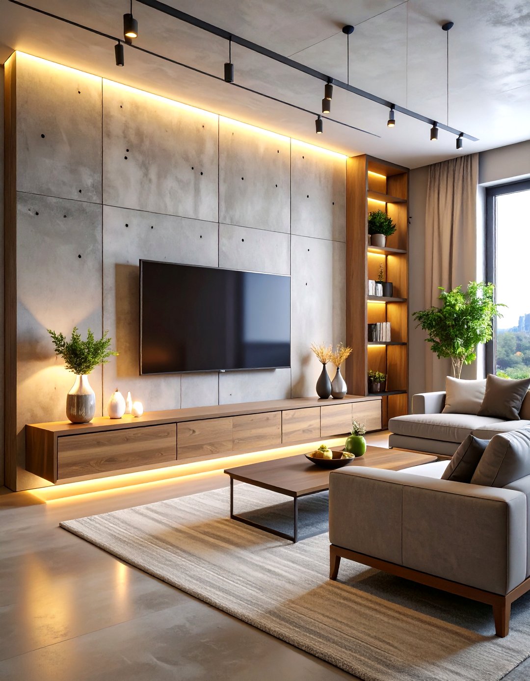 30 Accent Wall Behind TV Ideas for Your Living Room - We Love Home Blog