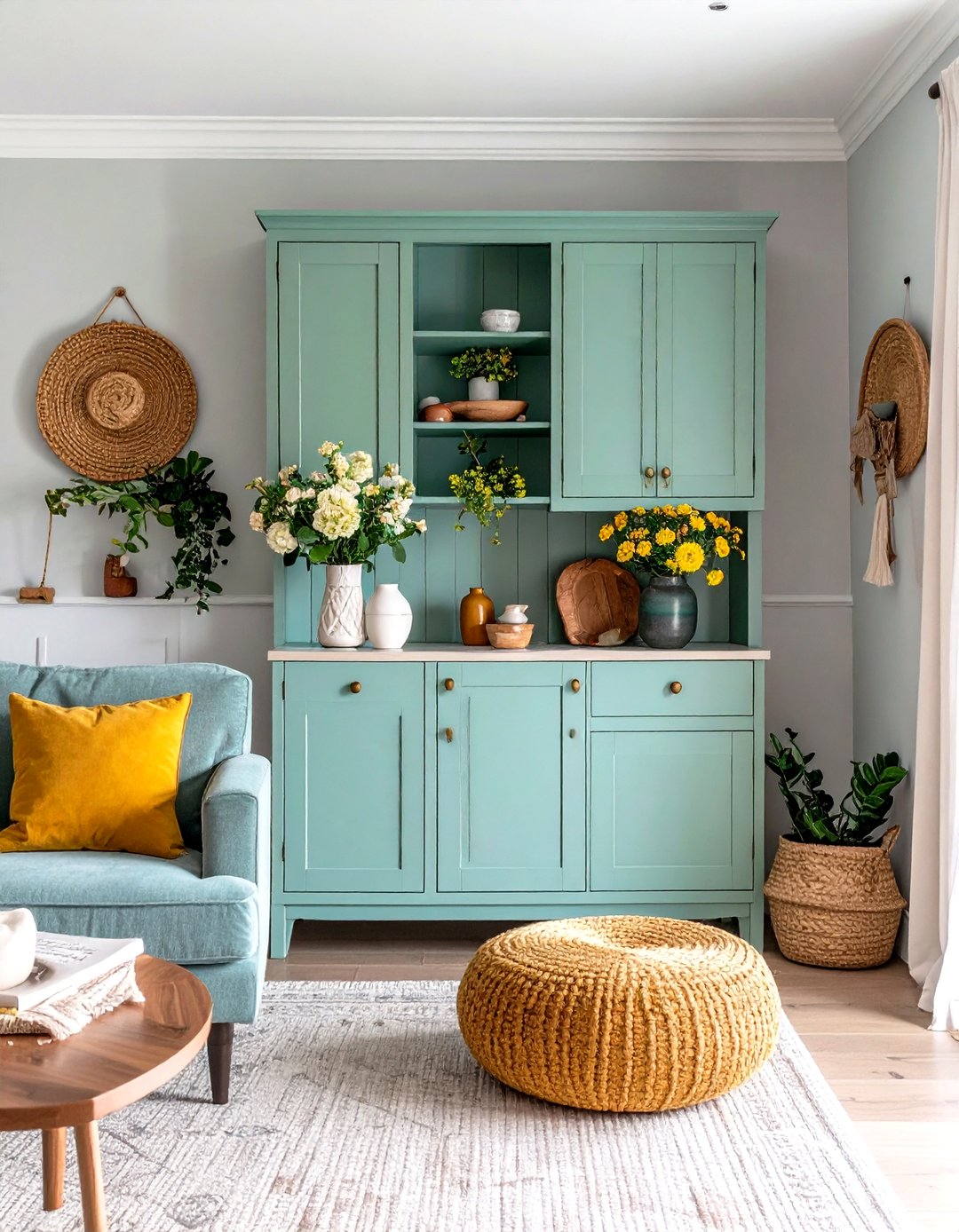 30 Functional Living Room Cabinet Ideas for Extra Storage - We Love ...