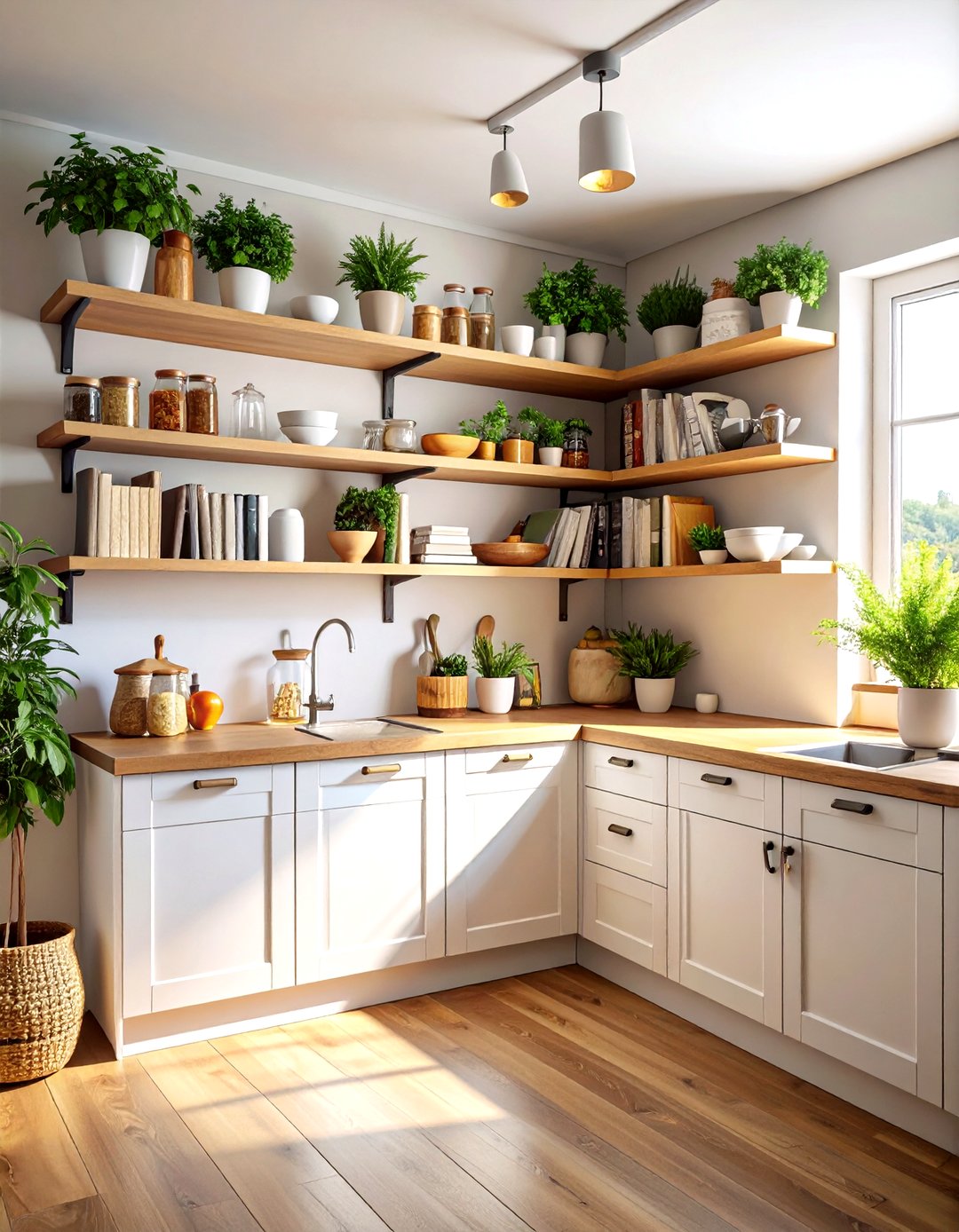 30 Functional Kitchen Shelving Ideas for Small Spaces - We Love Home Blog