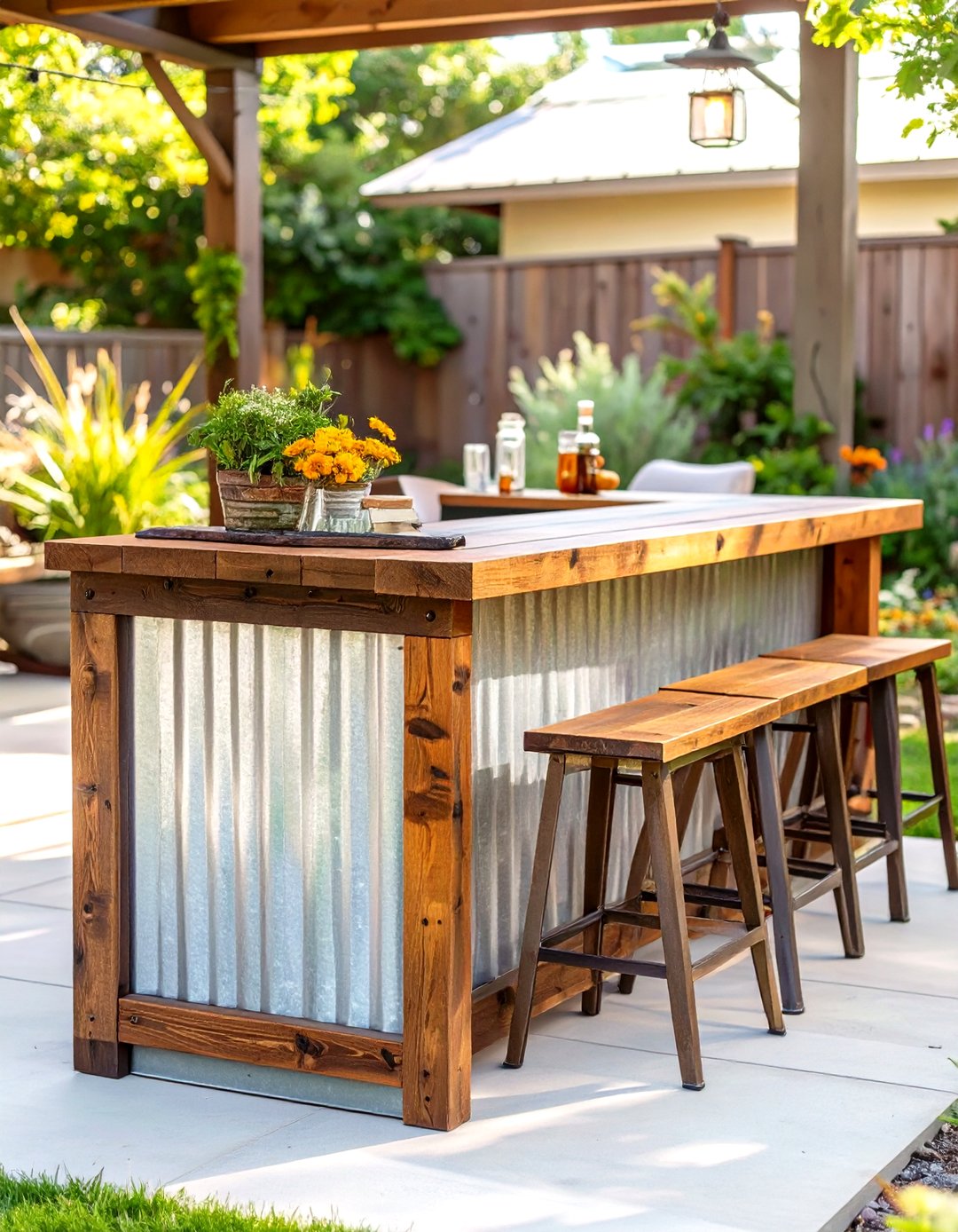 30 Rustic Outdoor Bar Ideas for Backyard Fun - We Love Home Blog