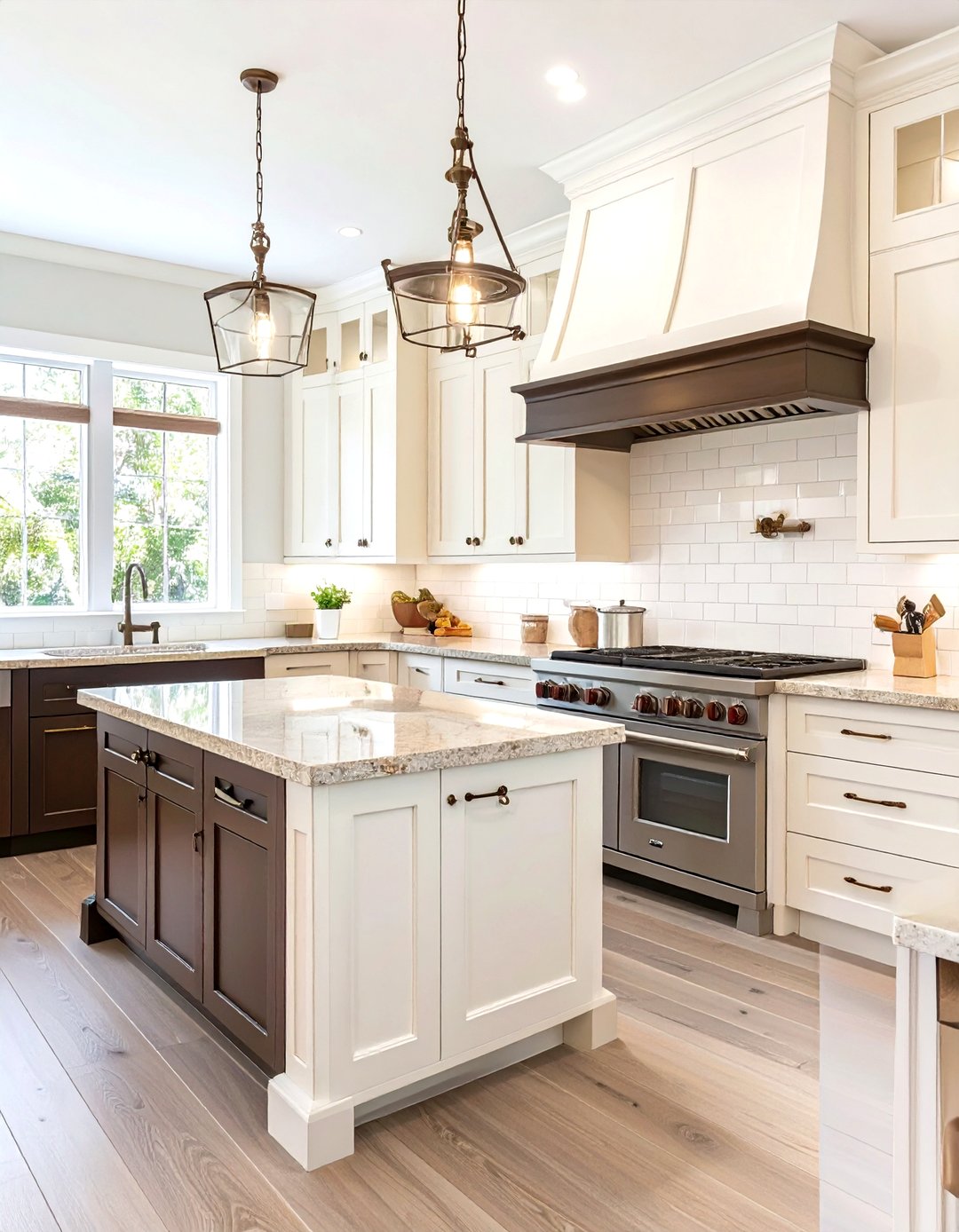 30 Two Tone Painted Kitchen Cabinet Ideas to Try - We Love Home Blog