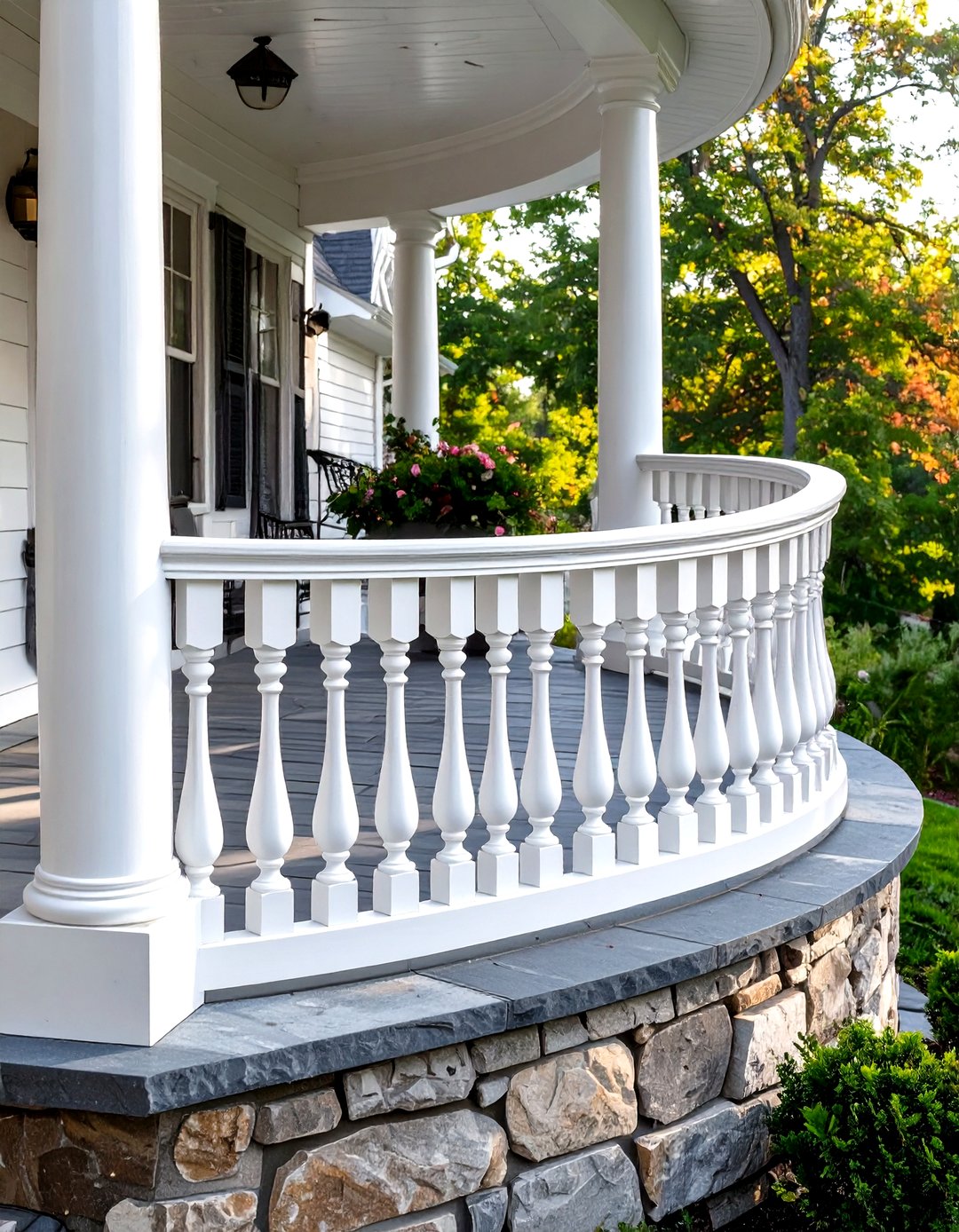 30 Wood Front Porch Railing Ideas for Classic Style - We Love Home Blog