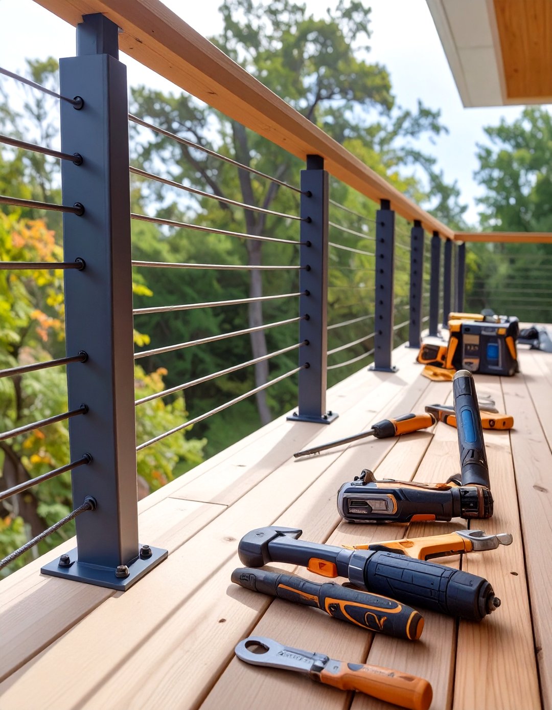 30 Cable Deck Railing Ideas for a Modern Outdoor Look - We Love Home Blog