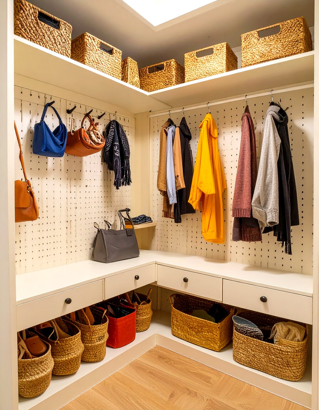 30 Efficient Corner Closet Ideas to Save Space - We Love Home Blog