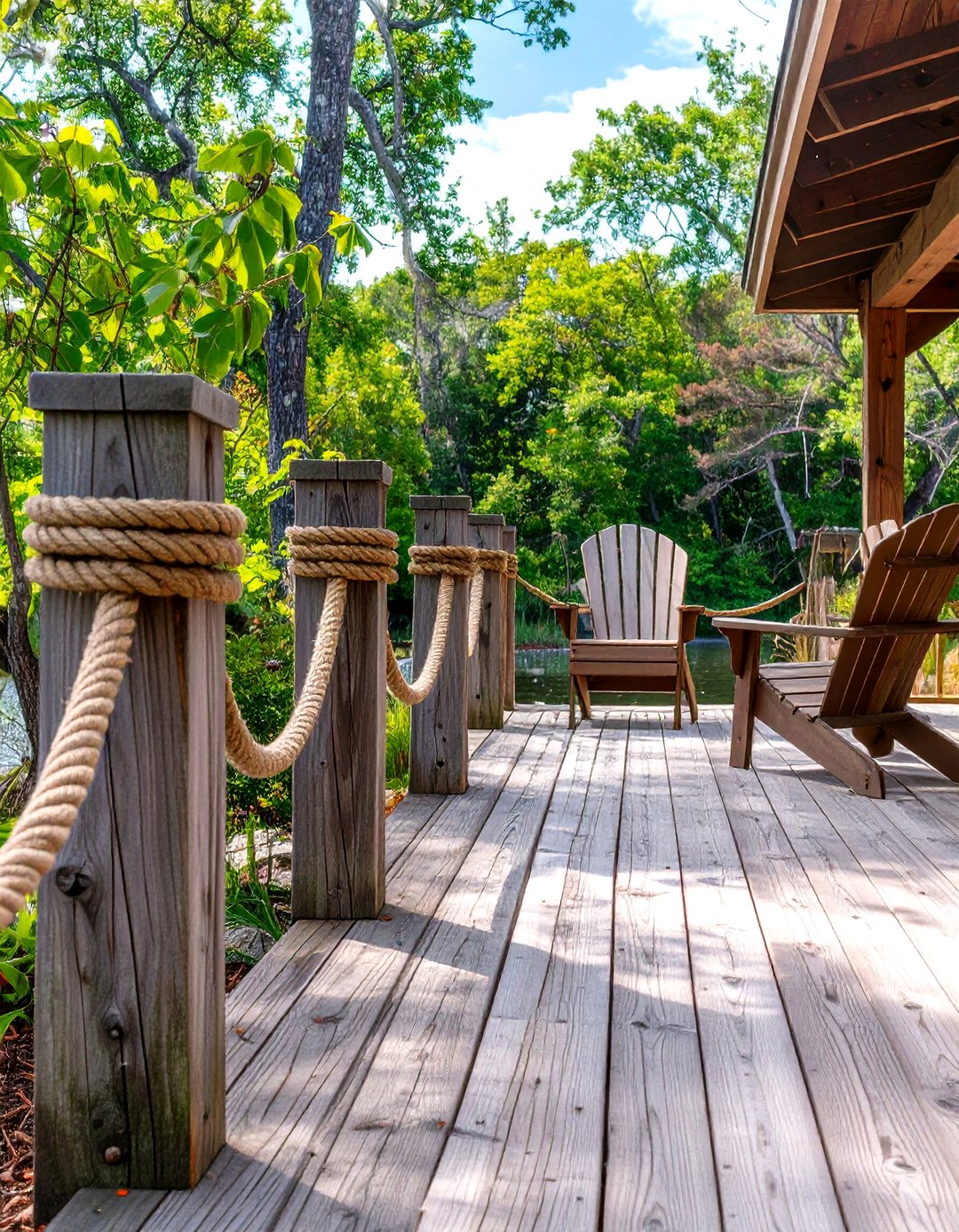 30 Inexpensive Deck Railing Ideas for Safety and Style - We Love Home Blog