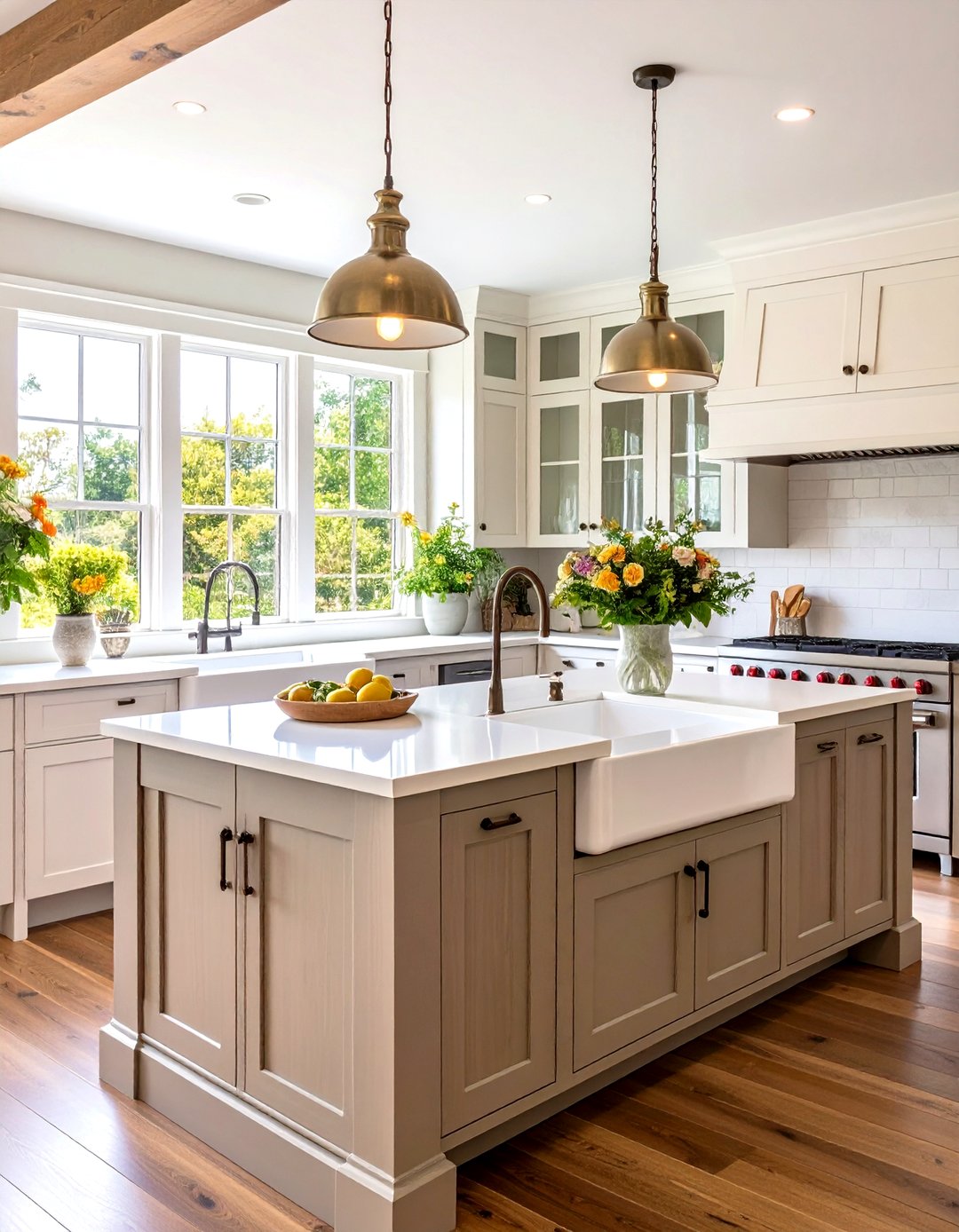 30 Rustic Farmhouse Kitchen Island Ideas for Your Home - We Love Home Blog