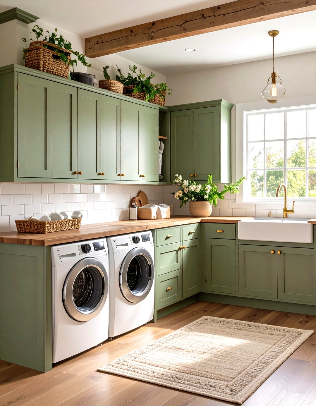 30 Farmhouse Laundry Room Ideas - We Love Home Blog