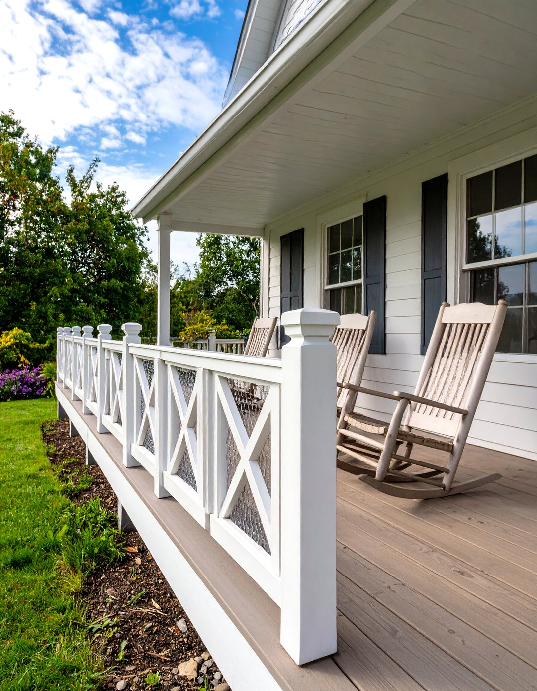 30 Modern Hog Wire Deck Railing Ideas for Your Porch - We Love Home Blog