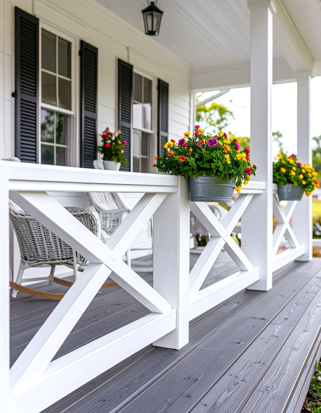 Country Porch Rails 30 Front Porch Railing Ideas for Instant Curb Appeal - We Love Home Blog