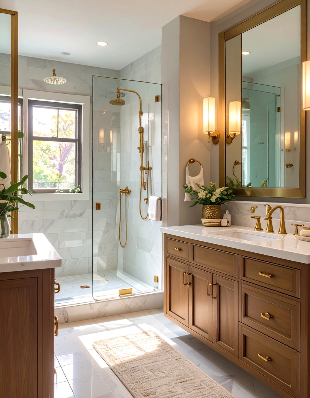30 Small Master Bathroom Ideas to Maximize Comfort - We Love Home Blog