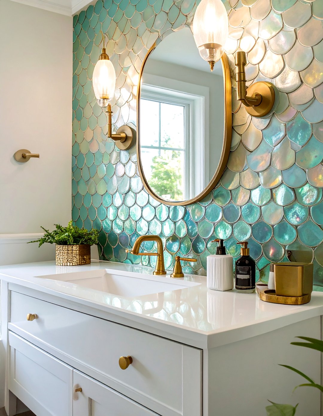 30 Bathroom Sink Backsplash Ideas for Stylish Walls - We Love Home Blog
