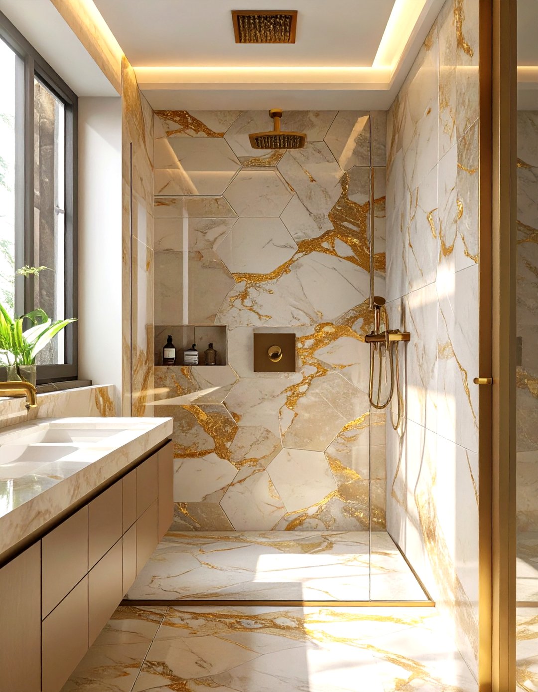 30 Modern Shower Tile Ideas to Elevate Your Bathroom - We Love Home Blog