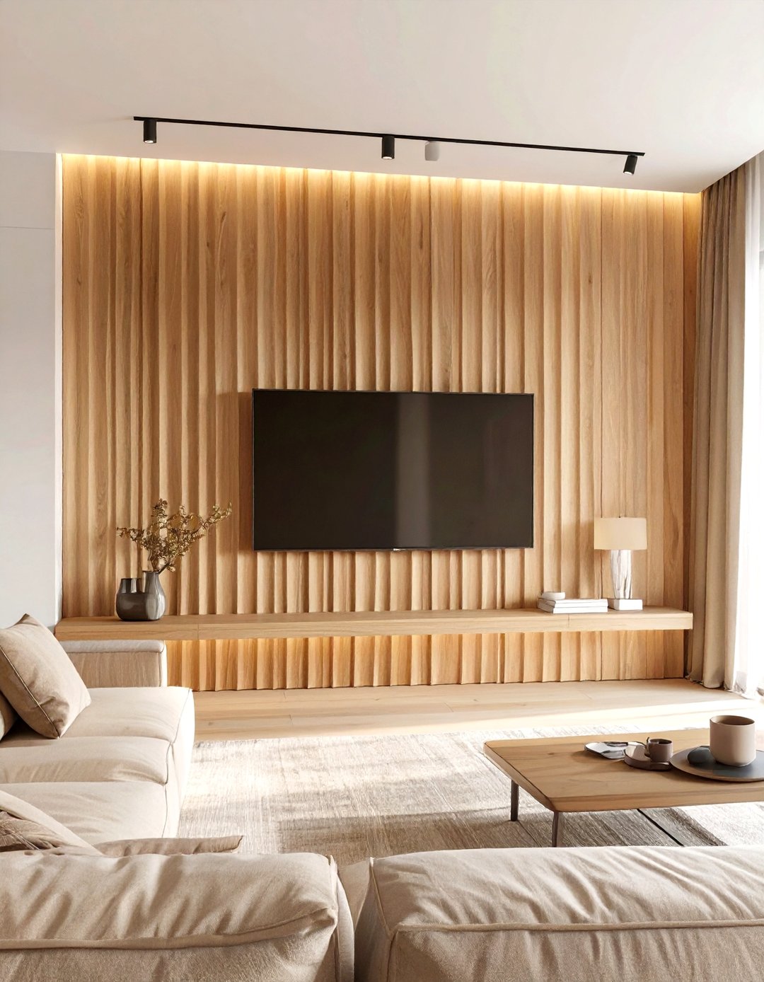 30 TV Accent Wall Ideas to Enhance Your Living Room - We Love Home Blog