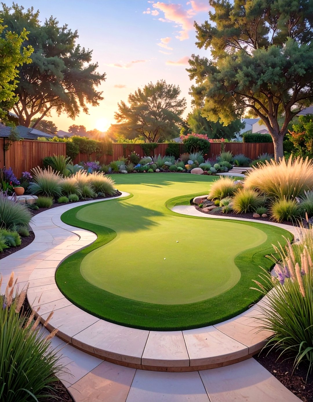 30 Small Backyard Putting Green Ideas for Golf Lovers - We Love Home Blog