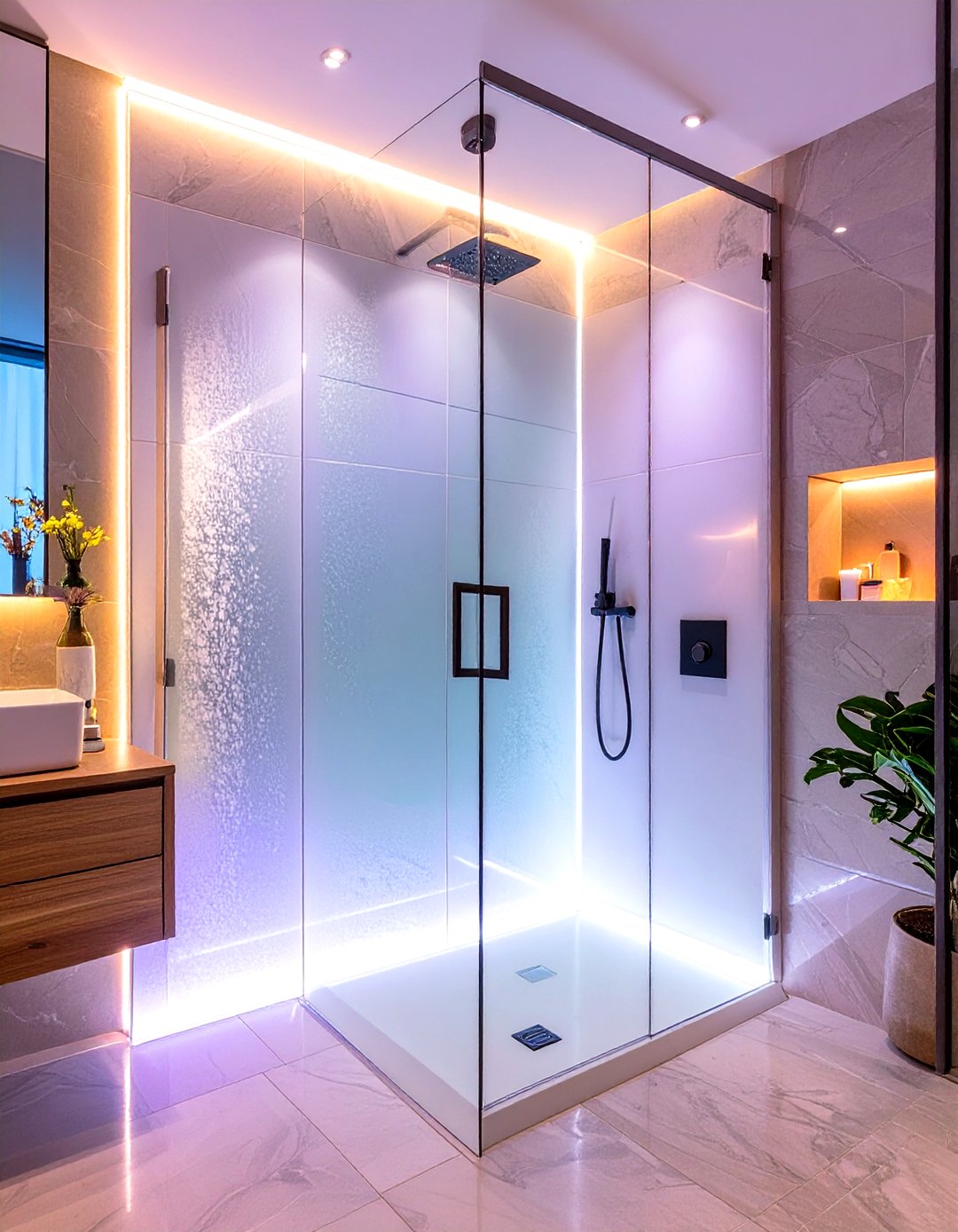 30 Shower Lighting Ideas for a Brighter Bathroom - We Love Home Blog