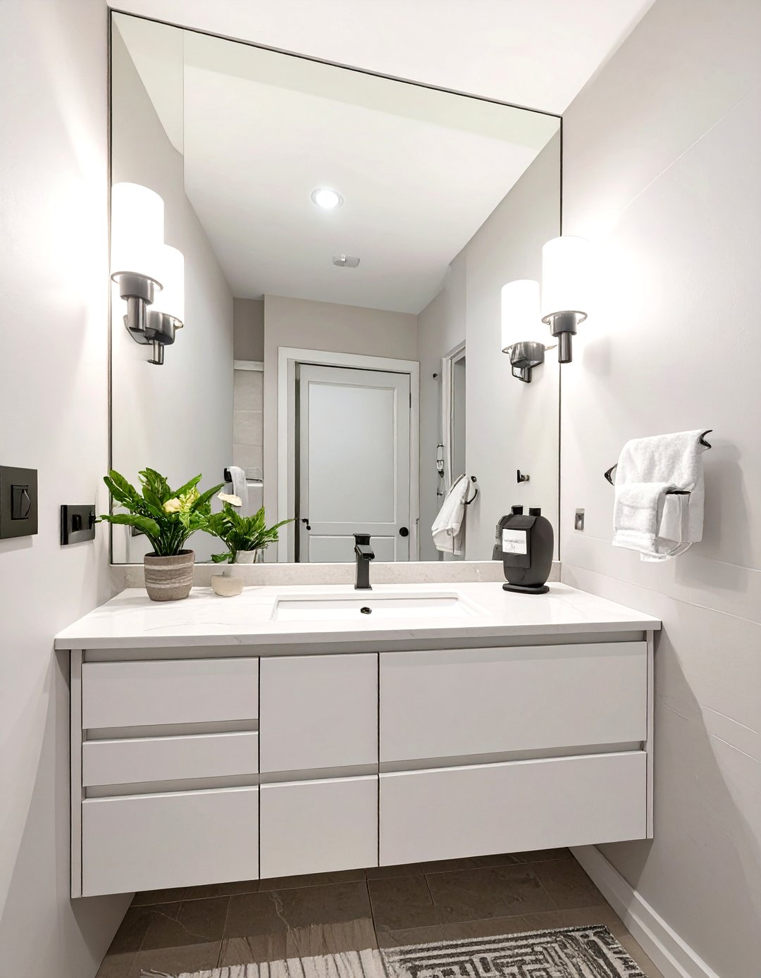 Visual Mirror 30 Unique Bathroom Vanity Mirror Ideas to Brighten Up - We Love Home Blog