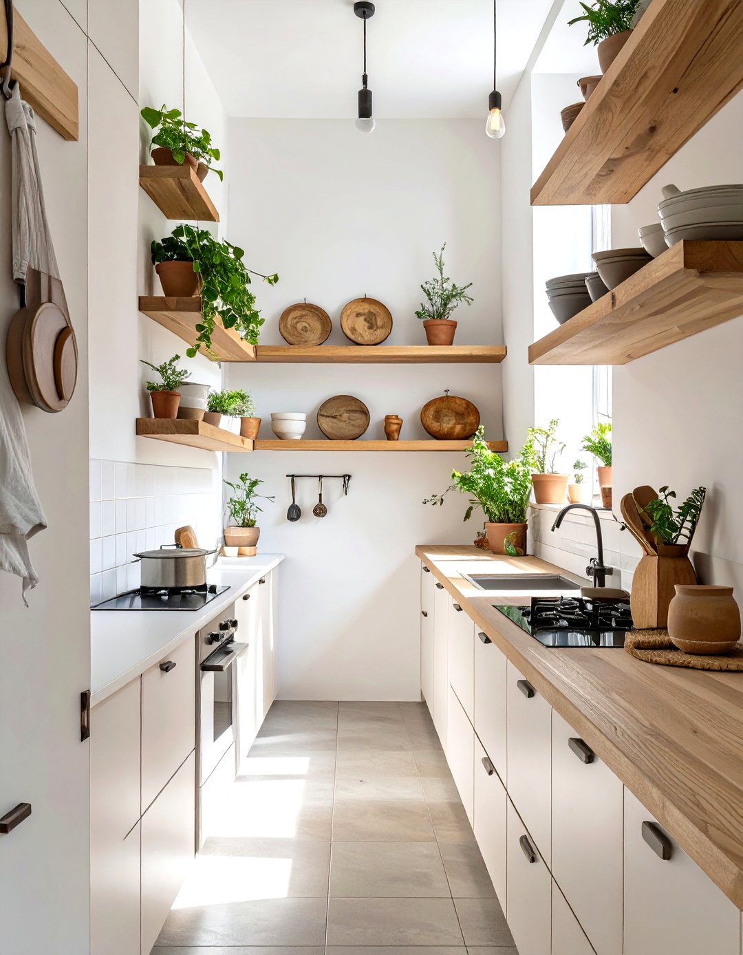 30 Small Narrow Galley Kitchen Ideas for Your Home - We Love Home Blog