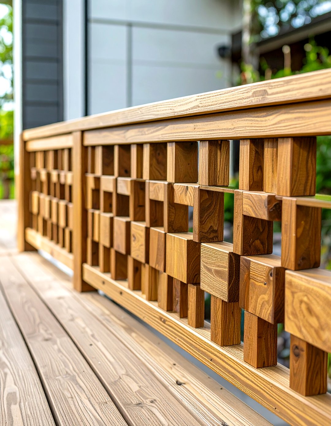 Deck Blocking For Railing 30 Wood Cheap Deck Railing Ideas for Budget Renovation - We Love Home Blog