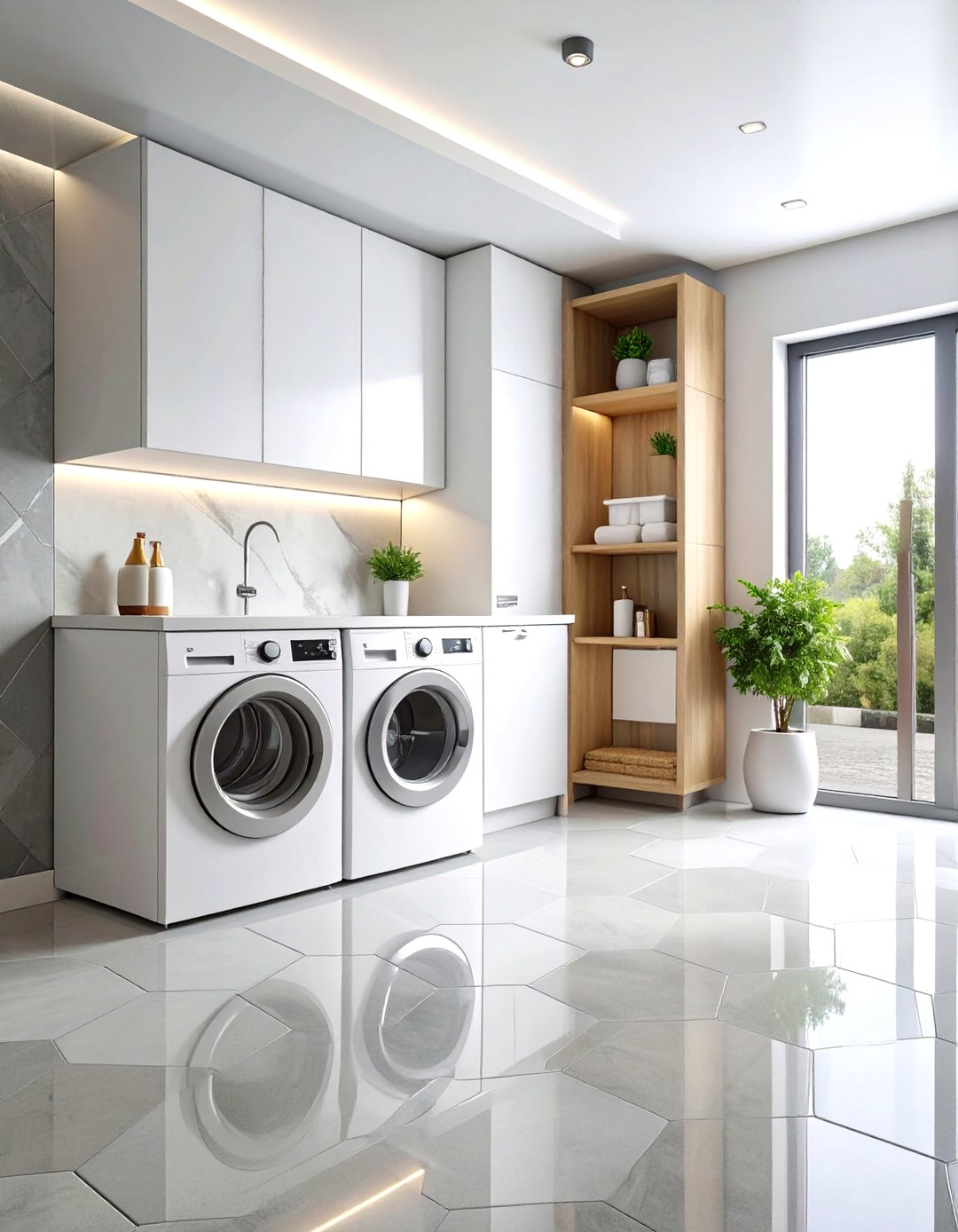 30 Laundry Room Tile Floor Ideas for a Stylish Upgrade - We Love Home Blog