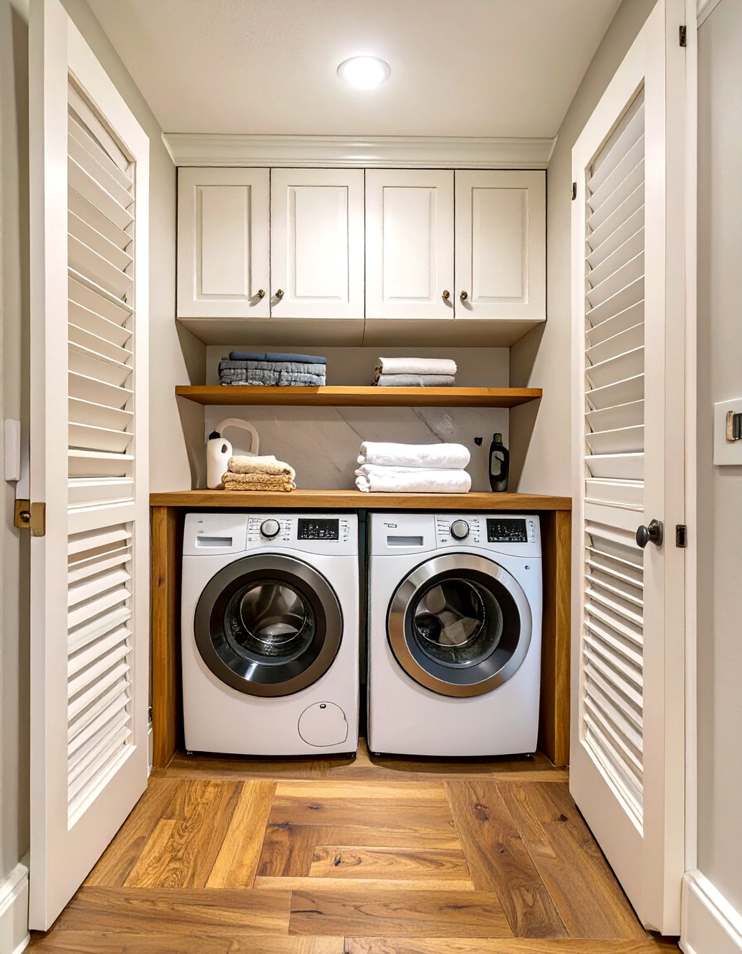 30 Hallway Laundry Closet Ideas for Small Space Homes - We Love Home Blog