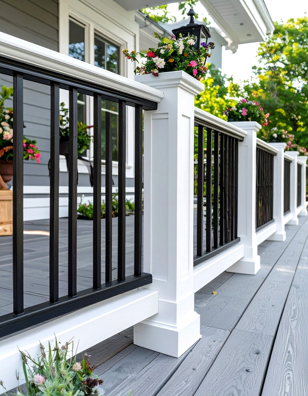 Composit Log Railing 30 Stylish Composite Deck Railing Ideas for Safety - We Love Home Blog