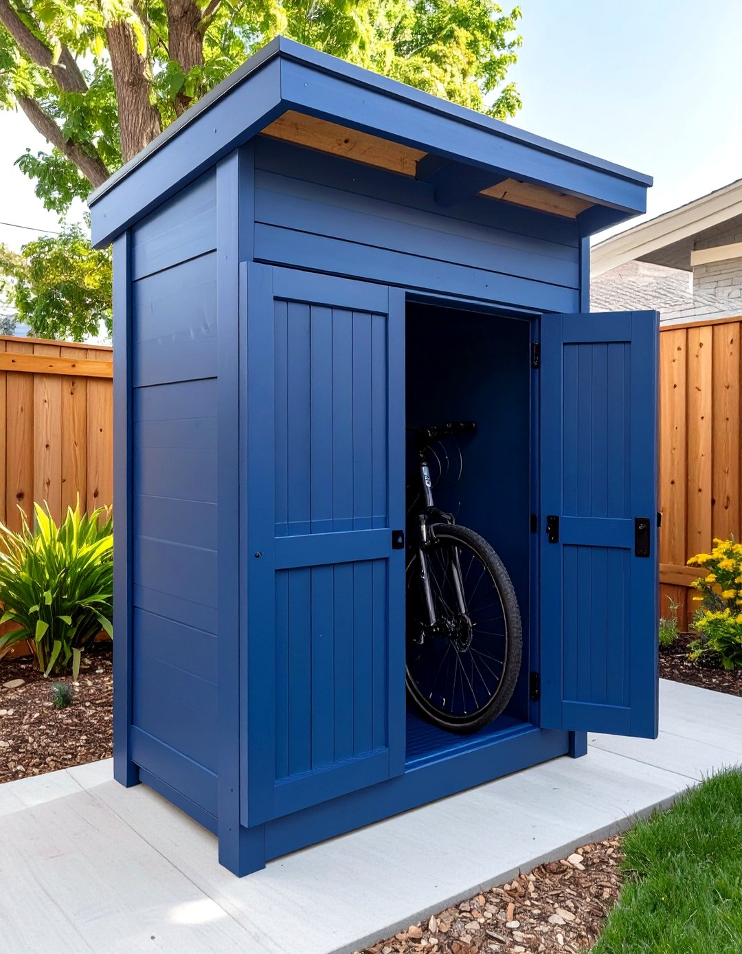 30 Smart Outdoor Bike Storage Ideas to Save Your Space - We Love Home Blog