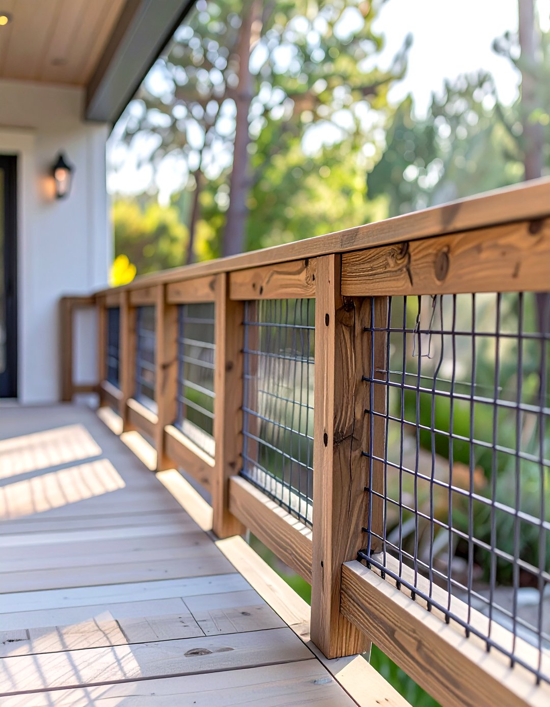 30 Wood Cheap Deck Railing Ideas for Budget Renovation - We Love Home Blog